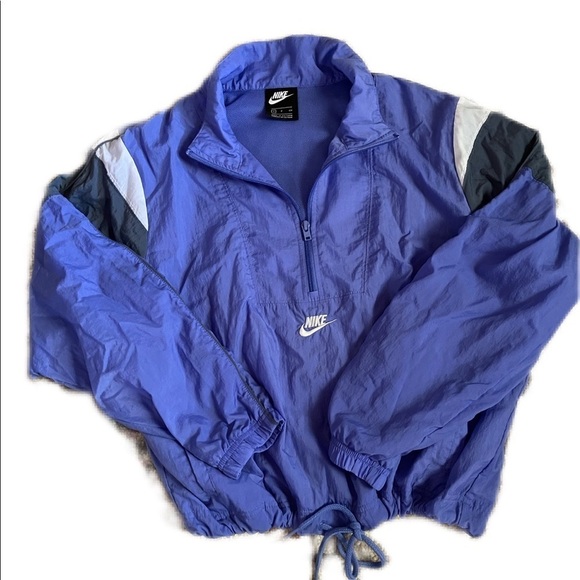Nike Rain Jacket, Women’s Size Small Petite Pop Over Rain Jacket Half Zip - Picture 1 of 6